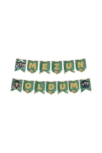 Mezun Oldum Banner – Mezuniyet Parti Süsleme