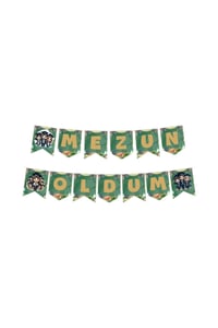 Mezun Oldum Banner – Mezuniyet Parti Süsleme