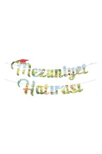 Mezuniyet Hatırası Banner – Renkli Desenli