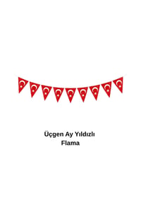 Milli Bayramlar Ay Yıldız Atatürk Süsleme Seti – Flama, Balon, Bayrak, Sticker ve Maske Seti