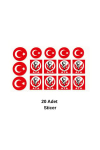 Milli Bayramlar Ay Yıldız Atatürk Süsleme Seti – Flama, Balon, Bayrak, Sticker ve Maske Seti