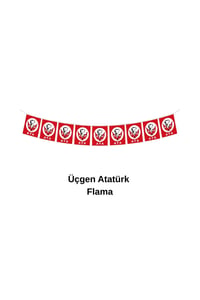 Milli Bayramlar Ay Yıldız Atatürk Süsleme Seti – Flama, Balon, Bayrak, Sticker ve Maske Seti