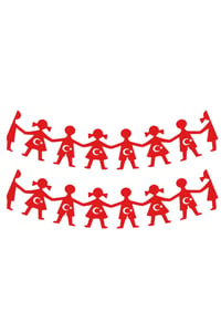 Milli Bayramlar El Ele Çocuklar Banner 2’li Set 67x12 cm 
