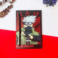 Naruto Anime Kakashi Hatake Tasarımlı Lastikli Çizgisiz Defter