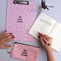 Papatya Big Plan Inside Tasarımlı Sekreterlik Defter Kalemlik Hediye Seti