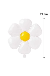 Papatya Folyo Balon 71 cm Parti Kutlama Seti