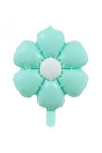 Papatya Folyo Balon 77x66 cm Makaron Su Yeşili Parti Kutlama Seti