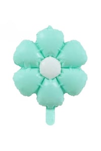 Papatya Folyo Balon 77x66 cm Makaron Su Yeşili Parti Kutlama Seti