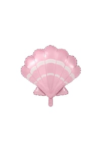 Pembe Deniz Kabuğu Folyo Balon – Deniz Kızı ve Deniz Altı Temalı Parti Süsü