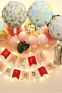 Pembe Gold Puantiyeli Yuvarlak Folyo Balon 45 Cm 
