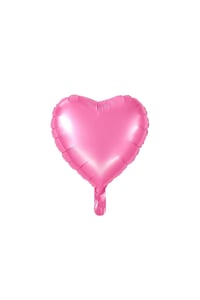 Pembe Kalp Folyo Balon 18 İnç - 45 Cm