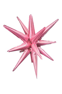 Pembe Kutup Yıldızı Folyo Balon 27 İnç 60 Cm