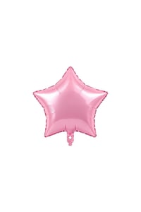 Pembe Yıldız Folyo Balon 45 cm - Bebek Çocuk Parti Kutlama
