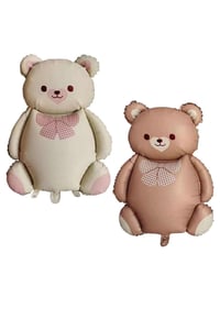 Retro Büyük Karamel Ayı Folyo Balon Teddy Bear 65,5- 90 Cm
