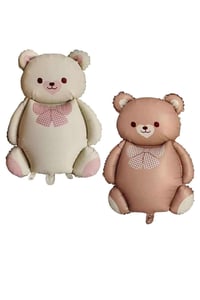 Retro Büyük Karamel Ayı Folyo Balon Teddy Bear 65,5- 90 Cm