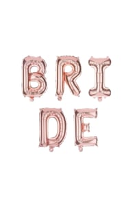 Rose Gold Renkli Bride 100 cm Folyo Balon Seti