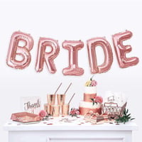 Rose Gold Renkli Bride 100 cm Folyo Balon Seti
