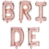 Rose Gold Renkli Bride 100 cm Folyo Balon Seti