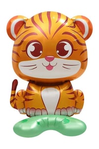 Safari Kaplan Figür Ayaklı Folyo Balon 48*50 Cm