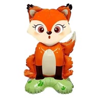Safari Tilki Figür Ayaklı Folyo Balon 48*50 Cm