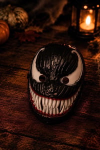 Siyah Uzaylı Canavar Maskesi – Halloween Cadılar Bayramı Tam Yüz Kostüm Maskesi