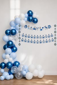 Sünnet Kutlama Seti 3Lü Banner ve Balon Zincir Set