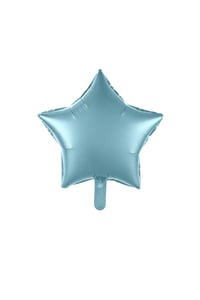Turkuaz Mavisi Yıldız Folyo Balon 45 cm – Bebek Çocuk Parti Kutlama