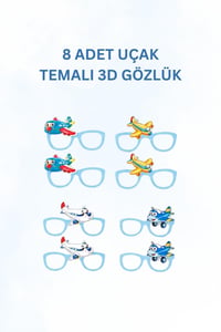Uçak Temalı Doğum Günü Parti Seti – İyi Ki Doğdun Banner, Tavan Sarkıt, Gözlük, Pasta Süsü ve Mısır Kutusu