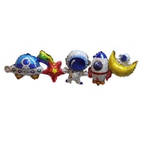 Uzay Temalı Birleşik Folyo Balon 31,5*108 cm