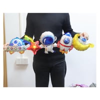 Uzay Temalı Birleşik Folyo Balon 31,5*108 cm