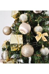 Yılbaşı Çam Ağacı Süsü 30 Parça Lüks Gold Noel Süsü 