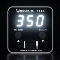 Mechanic T-210 Akıllı LED Dijital Ekranlı Havya İstasyonu