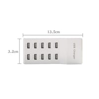 10 Port USB Girişli 50W Telefon Tablet Akıllı Hızlı Şarj İstasyonu
