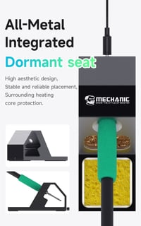 Mechanic T-210 Akıllı LED Dijital Ekranlı Havya İstasyonu