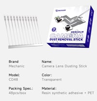Mechanic CD48 Synthetic Resin Gel Stick Kamera Lensi ve Telefon Toz Temizleme Çubuğu 48 Adet