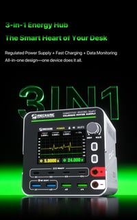 Mechanic Power 200 200W GaN Hızlı Şarj İstasyonu ve Ayarlanabilir Güç Kaynağı