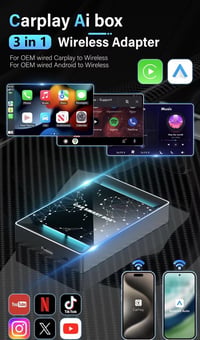 Araç İçi Multimedya Smart Box | CarPlay, Android Auto, Netflix & YouTube