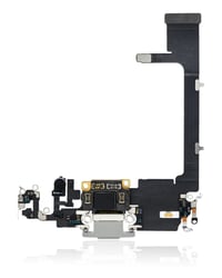 Apple iPhone 11 Pro Uyumlu Şarj Soketli Mikrofon Filmi Flex Beyaz