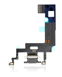 Apple iPhone Xr Uyumlu Şarj Soketli Mikrofon Filmi Flex Siyah