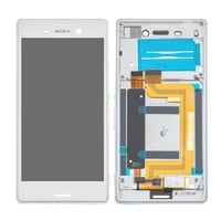 Sony Xperia M4 Lcd Ekran Dokunmatik Beyaz Çıtalı