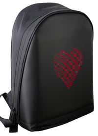 Funky BAG Led Ekranlı Akıllı Sırt Çantası Siyah