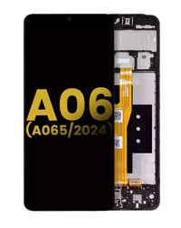 Samsung Galaxy A06 A065F Uyumlu Lcd Ekran Dokunmatik Siyah Servis Çıtalı