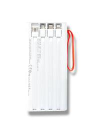 ARZ-003 Powerbank Taşınabilir Hızlı Şarj Cihazı Beyaz 20000 mAh
