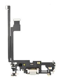 Apple iPhone 12 Pro Max Uyumlu Şarj Soketli Mikrofon Filmi Flex Beyaz