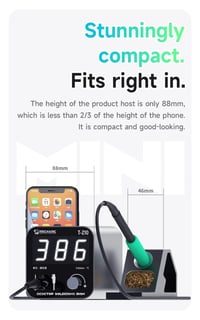 Mechanic T-210 Akıllı LED Dijital Ekranlı Havya İstasyonu