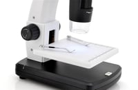 500X 5 MP 8 Led'li LCD Profesyonel Dijital Mikroskop