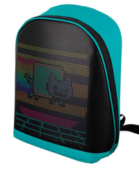 Funky BAG Led Ekranlı Akıllı Sırt Çantası Mavi