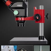 YCS 7060X 7X-60X Trinoküler Stereo Mikroskop - Geniş Tabanlı