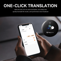 Wearfit AI Akıllı Asistan ve Çeviri Cihazı Beyaz