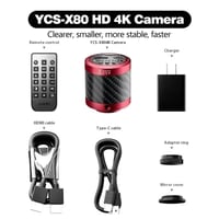 YCS X80 4K HDMI Type-C Trinoküler Mikroskop Kamerası – 8MP Sony CMOS
